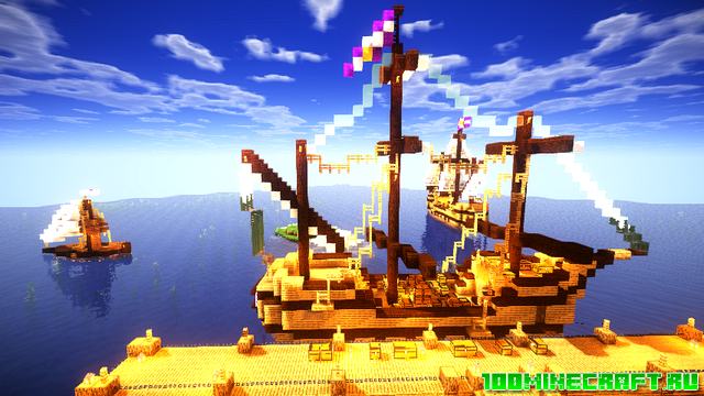 Карта Spawn City для Майнкрафт 1.16.5