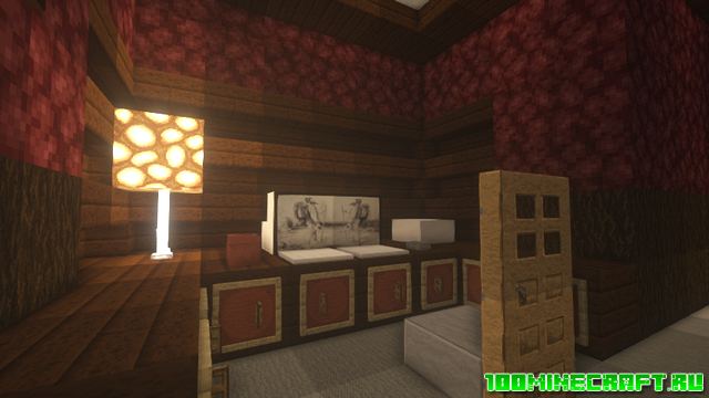 Карта для Майнкрафт 1.16.5 | Американский дом