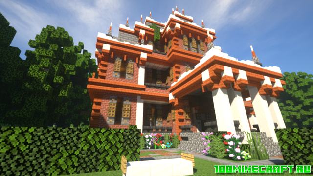 Скачать карту для Майнкрафт 1.16.5 | Summer Mansion