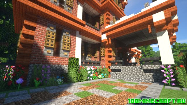 Скачать карту для Майнкрафт 1.16.5 | Summer Mansion