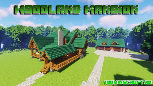 Карта для Minecraft 1.16.5 | Лесной особняк