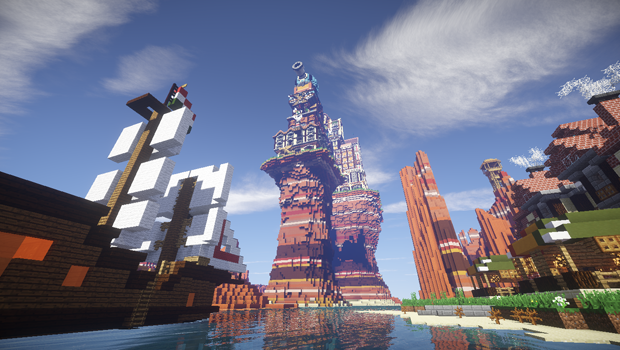 Скачать карту Steampunk Castle для Майнкрафт 1.7.10