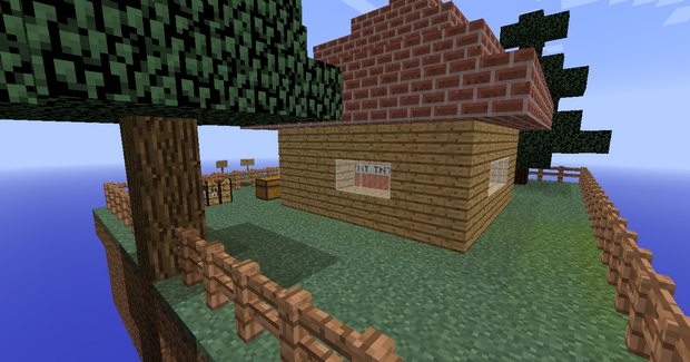 Карта SkyBlock: Перезагрузка для Майнкрафт 1.12.2, 1.11.2 | Летающий остров