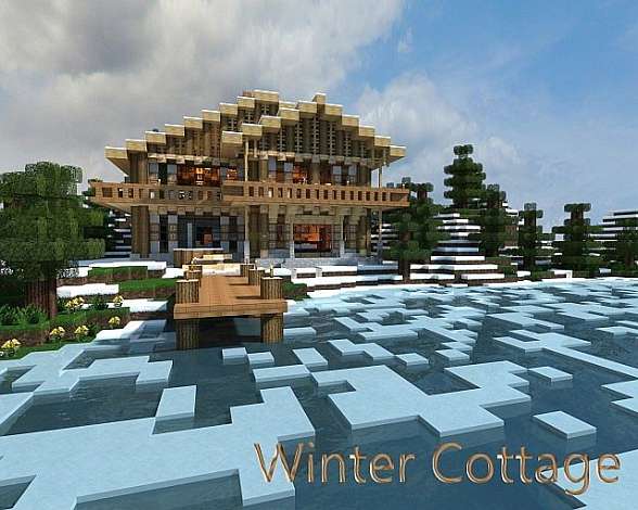 Карта Winter Cottage для Майнкрафт