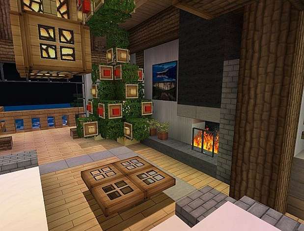 Карта Winter Cottage для Майнкрафт