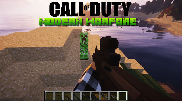Мод на оружие для Майнкрафт 1.12.2 - Call of Duty