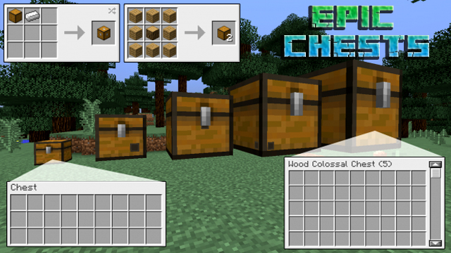 Мод Epic Chests для Minecraft 1.12.2