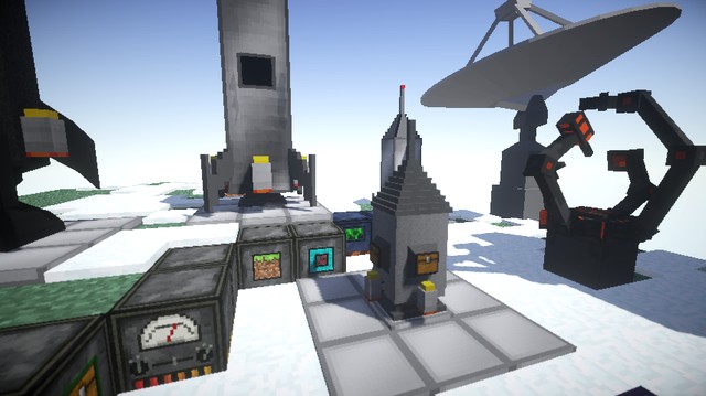 Мод Galacticraft на ракеты для Майнкрафт 1.12.2