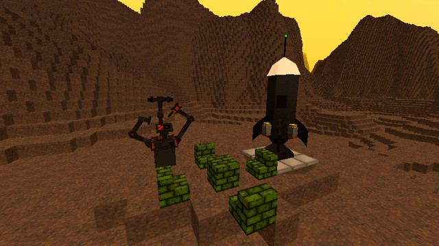 Мод Galacticraft на ракеты для Майнкрафт 1.12.2