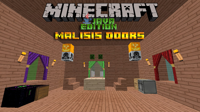 Мод Malisis Doors на Майнкрафт 1.12.2