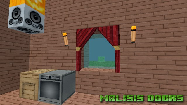 Мод Malisis Doors на Майнкрафт 1.12.2