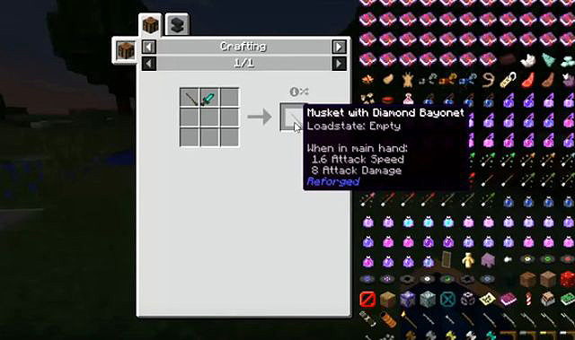 Мод на оружие Reforged для Майнкрафт 1.12.2