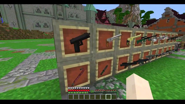 Мод TechGuns на оружие для Minecraft 1.12.2