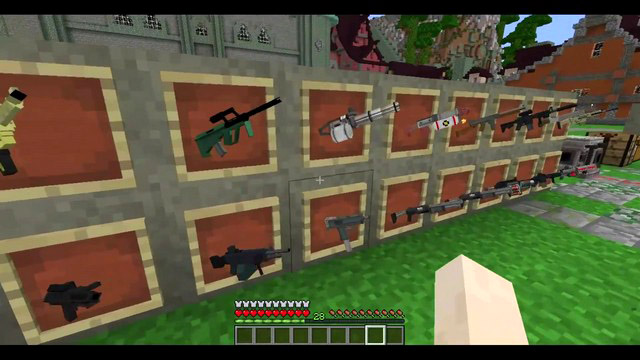 Мод TechGuns на оружие для Minecraft 1.12.2