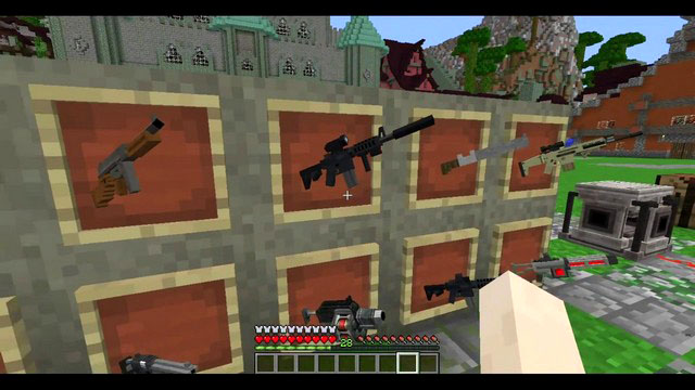 Мод TechGuns на оружие для Minecraft 1.12.2