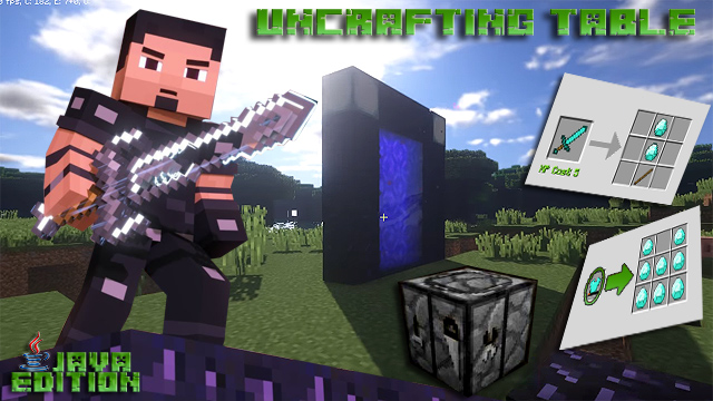 Скачать мод Uncrafting Table для Майнкрафт 1.12.2