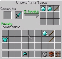 Скачать мод Uncrafting Table для Майнкрафт 1.12.2