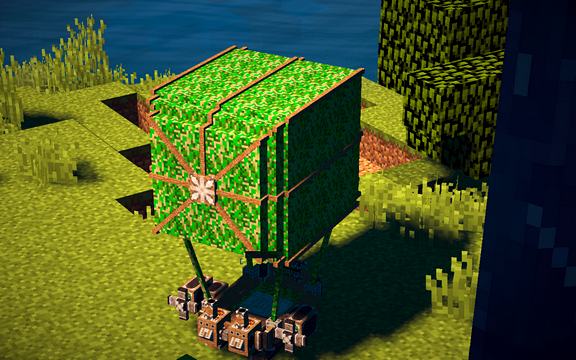 Мод ViesCraft для Майнкрафт 1.12.2 | Дирижабль