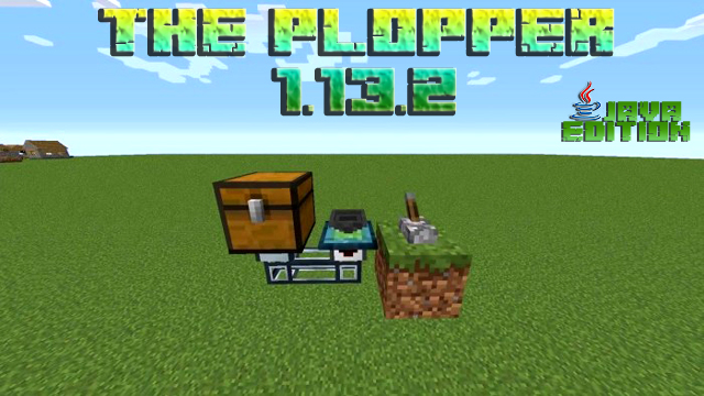 Мод The Plopper на Майнкрафт 1.13.2