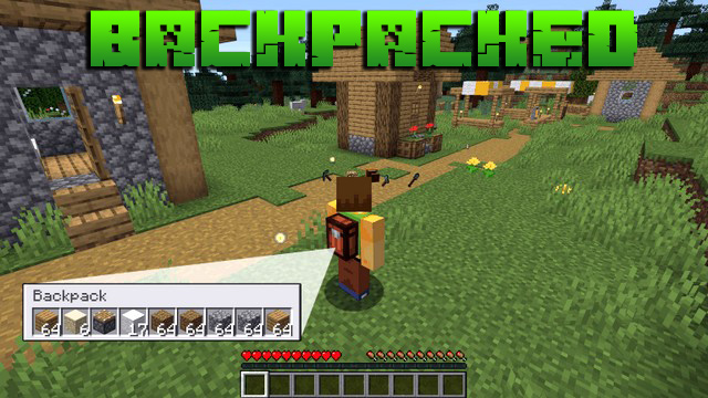 Мод на рюкзак для Minecraft 1.14.4 / Backpacked