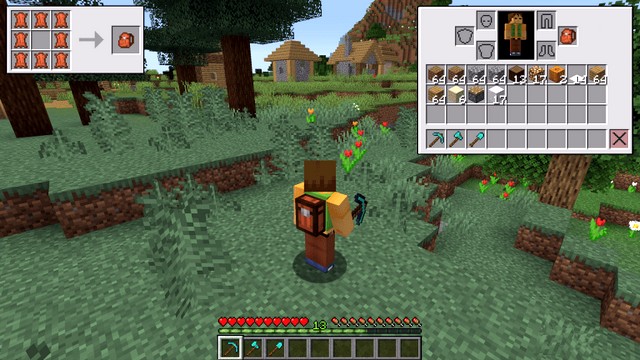 Мод на рюкзак для Minecraft 1.14.4 / Backpacked