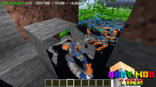 Чит XRay для Minecraft 1.15.2