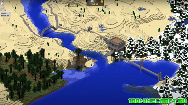 Скачать мод Dynmap (Карта) для Майнкрафт 1.16.5, 1.15.2