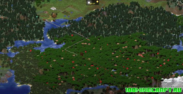 Скачать мод Dynmap (Карта) для Майнкрафт 1.16.5, 1.15.2