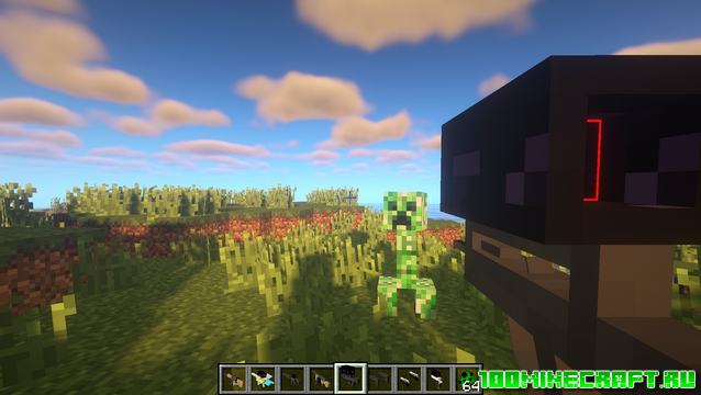 Мод на оружие Supermjs 3D Gun для Minecraft 1.15.2