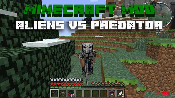 Скачать мод для Майнкрафт 1.7.10 - Aliens Vs Predator