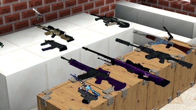 Майнкрафт мод на оружие из игры Контр страйк