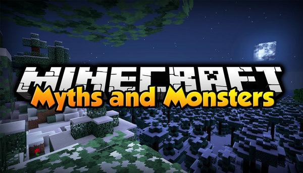 Скачать мод Myths and Monsters для Майнкрафт 1.7.10/1.7.2