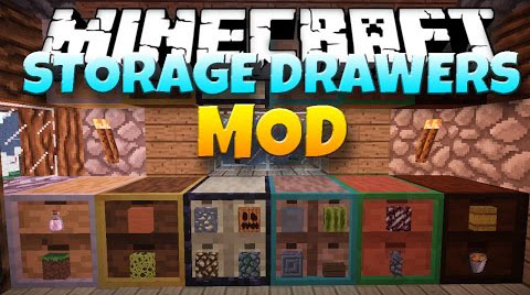 Скачать мод для Майнкрафт 1.7.2 / Storage Drawers