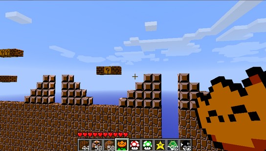 Мод Super Mario для Майнкрафт 1.7.10