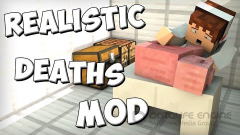 Мод для Майнкрафт 1.7.2 - Realistic Deaths / Скачать бесплатно