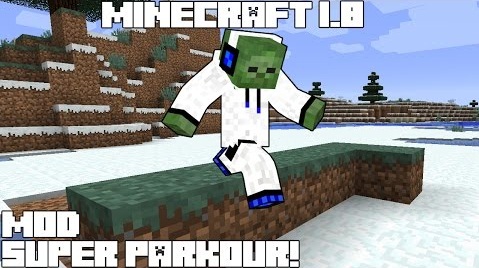 Мод Parkour для Майнкрафт 1.8 / Скачать бесплатно на компьютер