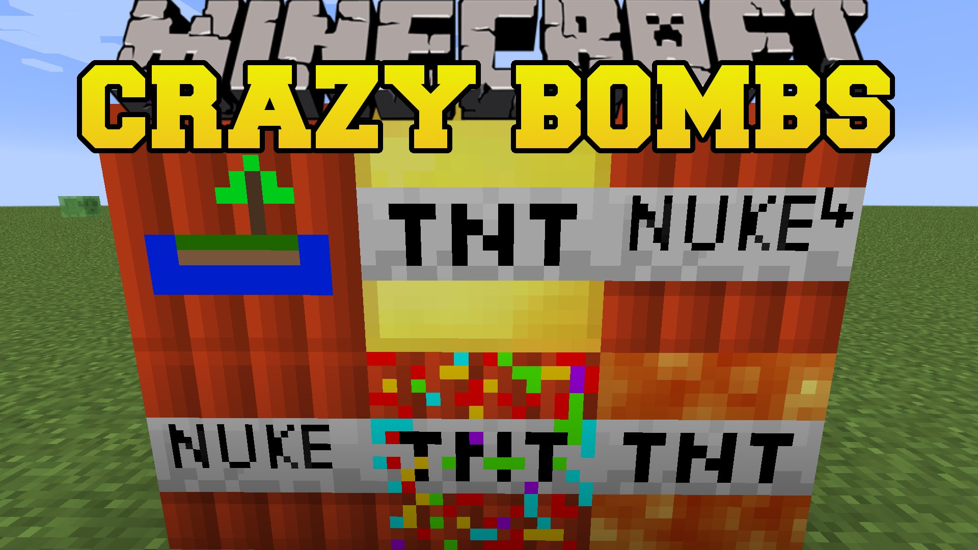 Мод на взрывчатку - Crazy Bomb для Minecraft 1.8.9