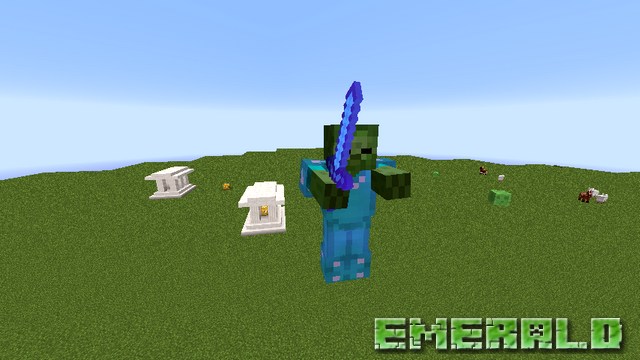 Мод изумрудный лаки блок на Майнкрафт 1.8.9