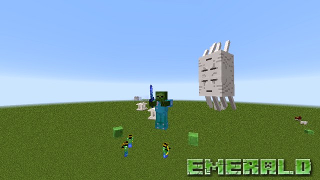 Мод изумрудный лаки блок на Майнкрафт 1.8.9