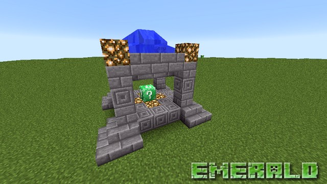 Мод изумрудный лаки блок на Майнкрафт 1.8.9
