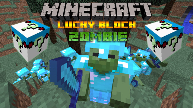 Мод на Лаки блок Зомби для Minecraft 1.8.9
