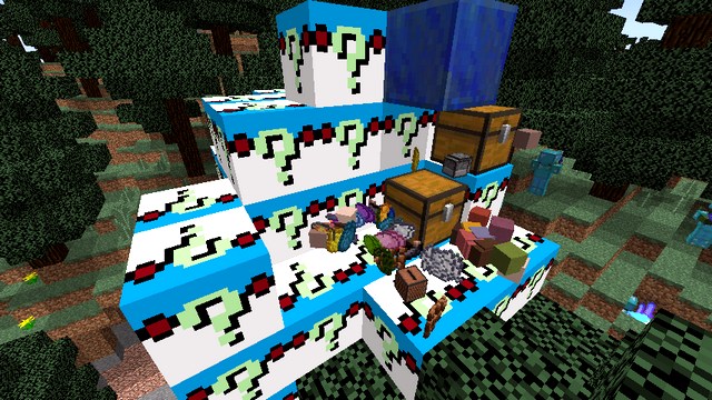 Мод на Лаки блок Зомби для Minecraft 1.8.9