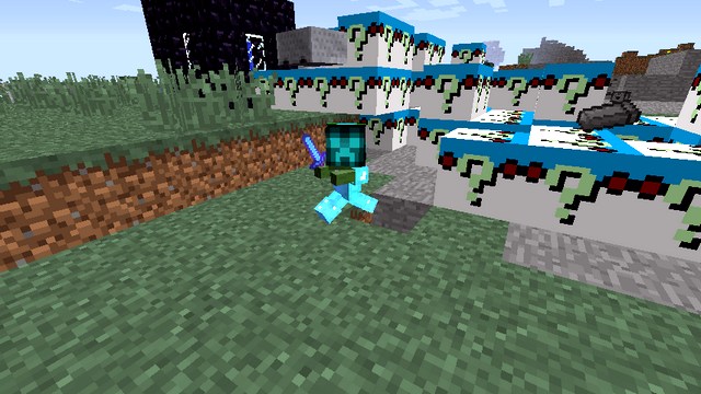 Мод на Лаки блок Зомби для Minecraft 1.8.9