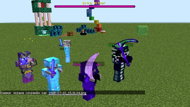 Мод Лаки Блок Snake для Minecraft 1.8.9