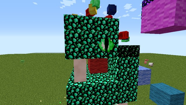 Мод Лаки Блок Snake для Minecraft 1.8.9