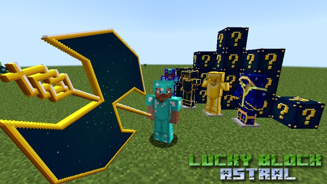 Мод Лаки блок Astral на Майнкрафт 1.8.9