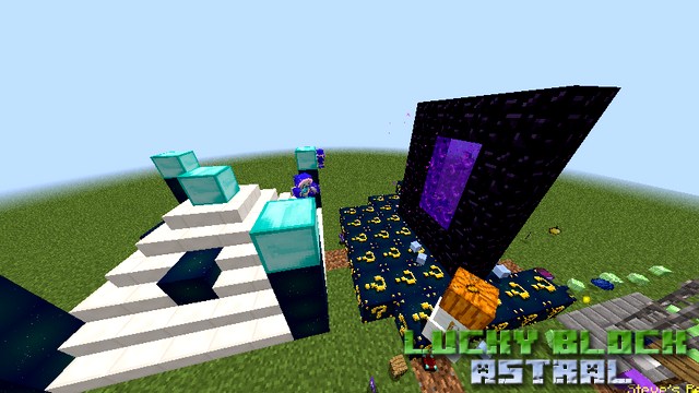 Мод Лаки блок Astral на Майнкрафт 1.8.9