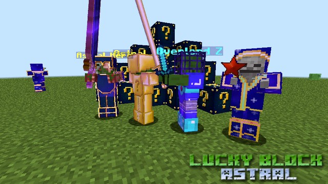 Мод Лаки блок Astral на Майнкрафт 1.8.9