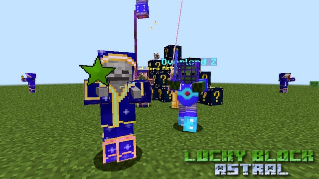 Мод Лаки блок Astral на Майнкрафт 1.8.9