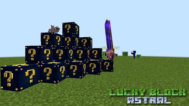 Мод Лаки блок Astral на Майнкрафт 1.8.9